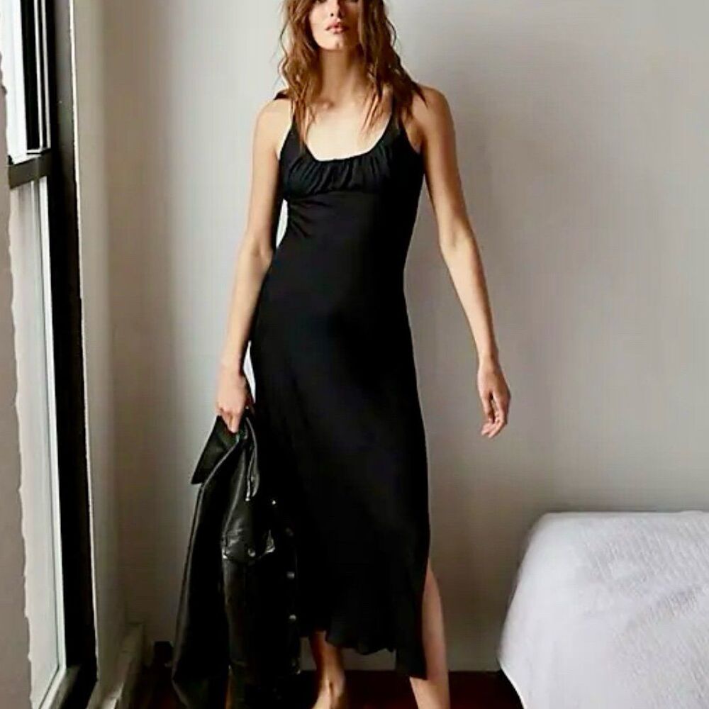 Free People Night Owl Maxi Slip Dress - Picture 3 of 4